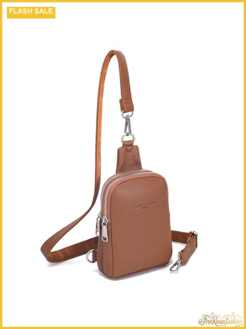 Faux Leather Anti Theft Crossbody Sling Bag RFID Blocking Women